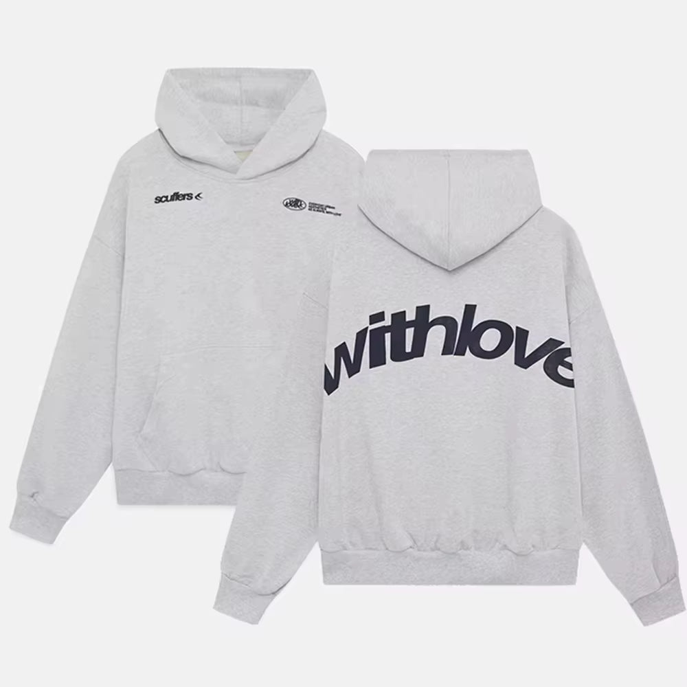 2024 High Quality Hoodie Withlove Couple Tokio Hotel Printed Men Pullover Kaulitz Fashion Luxury Female Hooded Sweatshirt